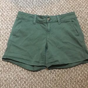 Midi Twill Shorts